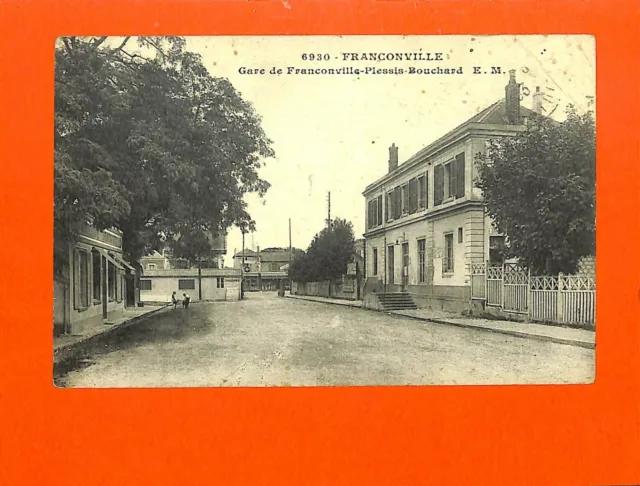 "Franconville (95) Cpa ""La Gare"