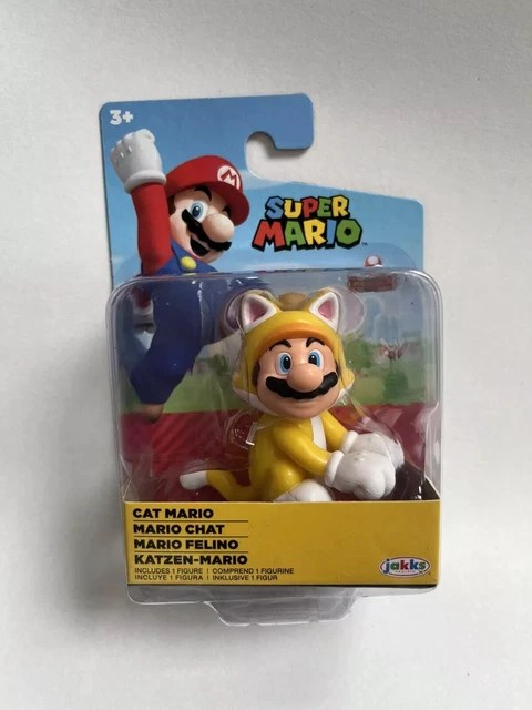 SUPER MARIO CAT Mario Mini Figure 2.5 inch by JAKKS Pacific BNIB £8.99 ...