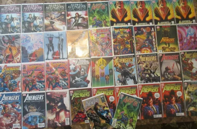 Lot of (38) Avengers Secret Avengers / Fear Itself / The Initiative / Ect Comics