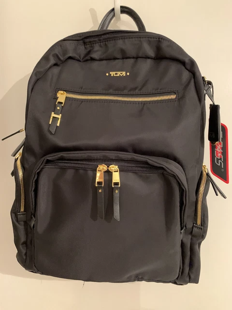 Tumi Black Nylon Voyageur Carson Laptop Backpack Rucksack