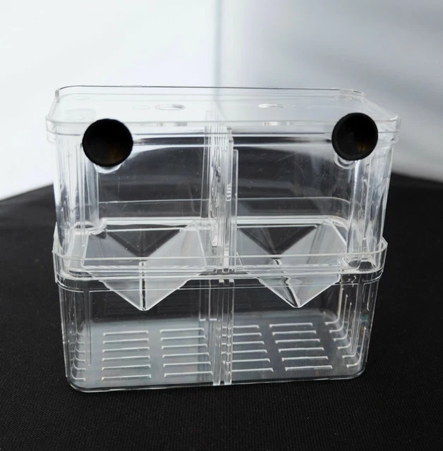 Aquarium Fish Tank Breeding Breeder Rearing Box Hatchery Isolation Case, Large 3