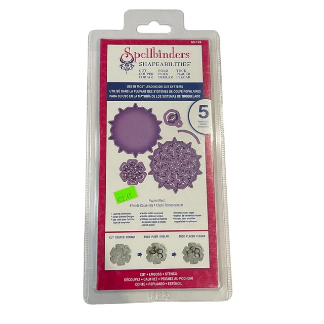 Spellbinders Shapeabilities Mini Tag Book | Herazz - Boutique de