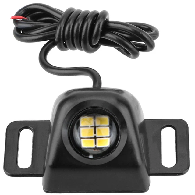Car Reverse Light Led Backup Tail Bulb Parking Auxiliary Style Lamp Black Shell