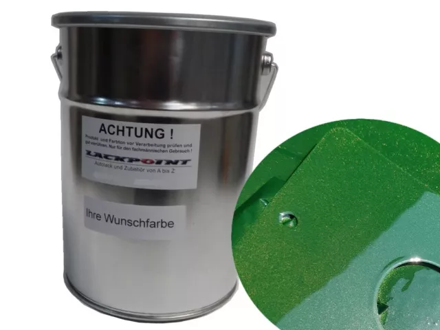 3 Litre Prêt à Pulvériser Peinture Base Eau Adapté pour Audi V4 Sonomagrün Métal