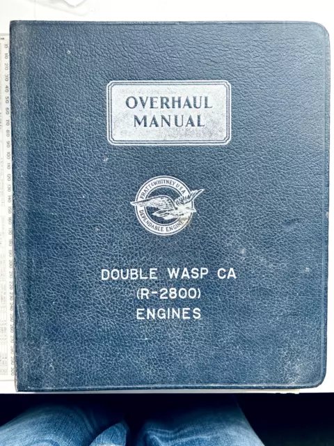 Aircraft Engine Overhaul Manual Double Wasp CA
