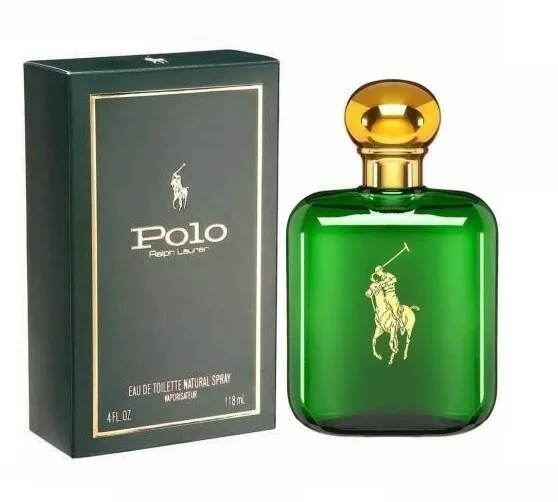 Polo Green by Ralph Lauren Cologne Spray for Men 4 Fl oz New & Sealed In Box.