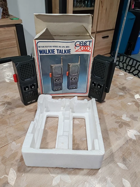 Celect 2000 Walkie-Talkies Jouet Ancien Vintage - Pour Collection Ou Déco