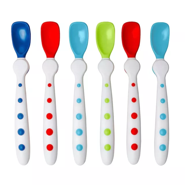 Primero Essentials Por NUK Rest Easy Cucharas, Pack De 6 (Color May Varían)