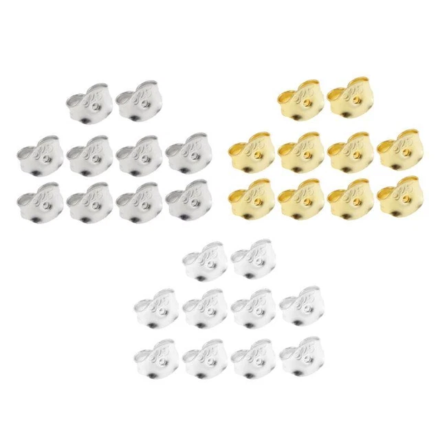 5Pairs Earring Backs Stud Clutches Findings for Jewelry Making