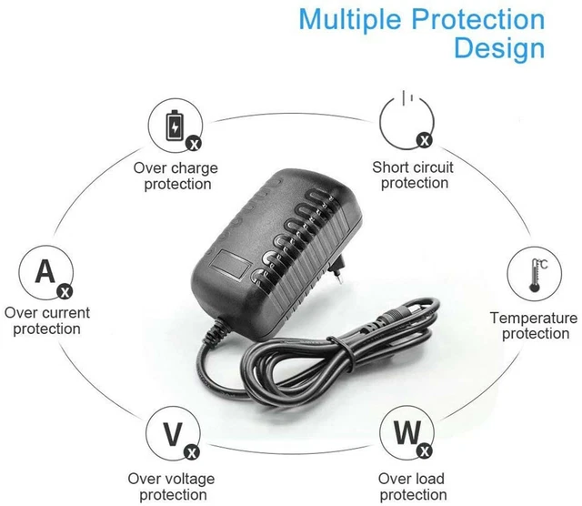 Alimentation AC-DC Chargeur Adaptateur Secteur 9V TopChargeur - Remplacement Pour Modèle HKA-0960EC-230, Câble 120cm Chargeur AC-DC Remplacement Alimentation AC-DC Chargeur Adaptateur Secteur 9V TopChargeur - Remplacement Pour Modèle HKA-0960EC-230, Câble 120cm Chargeur AC-DC Remplacement