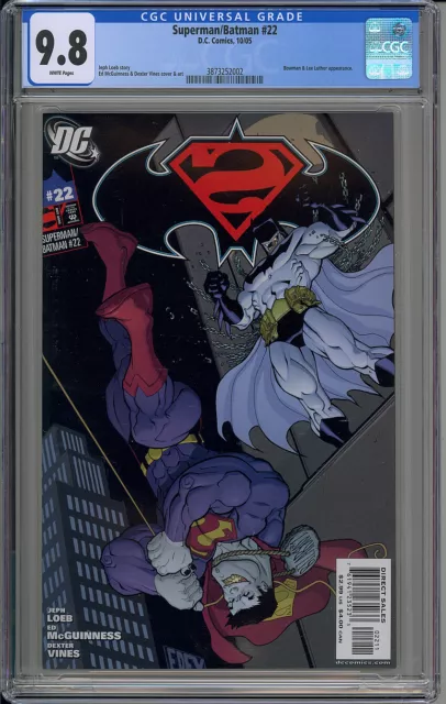 Cgc 9.8 Superman Batman #22 1St Cameo Appearance Batman Beyond In Dcu