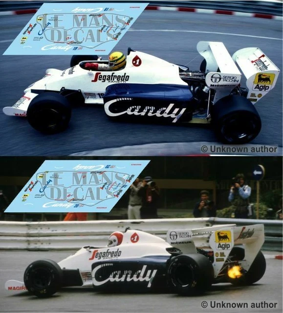 Décalcomanies Lotus 99T Monaco GP 1987 - Échelles 1:32, 1:43, 1:24, 1:18 - F1 Senna Camel - Neuf