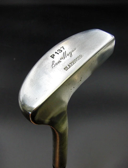 Slazenger Ben Hogan P137 Putter Steel Shaft Iguana Golf Grip 88.5cm Long Slazenger Ben Hogan P137 Putter Steel Shaft Iguana Golf Grip 88.5cm Long