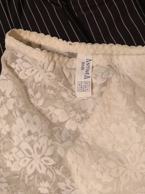 Combiné Gaine Dentelle Vintage Années 80 - Taille FR105 (US40/EU90) Bonnet C - Parfait état