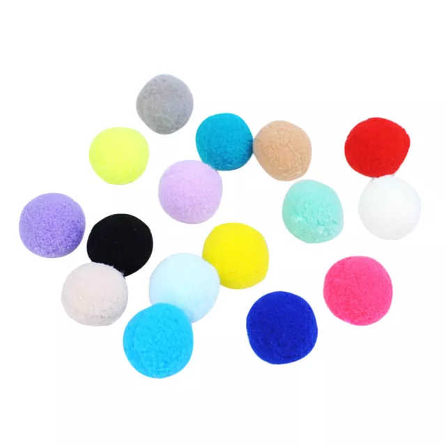 70pcs colorful pom pom balls Cat Balls Plush Scratching Balls for Cat Felt Pom