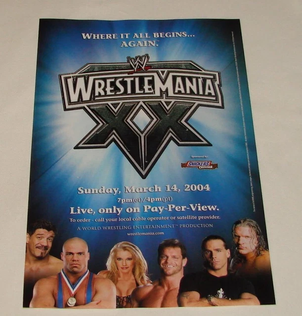 2004 Wwe Ad Pagine ~ Wrestlemania Xx