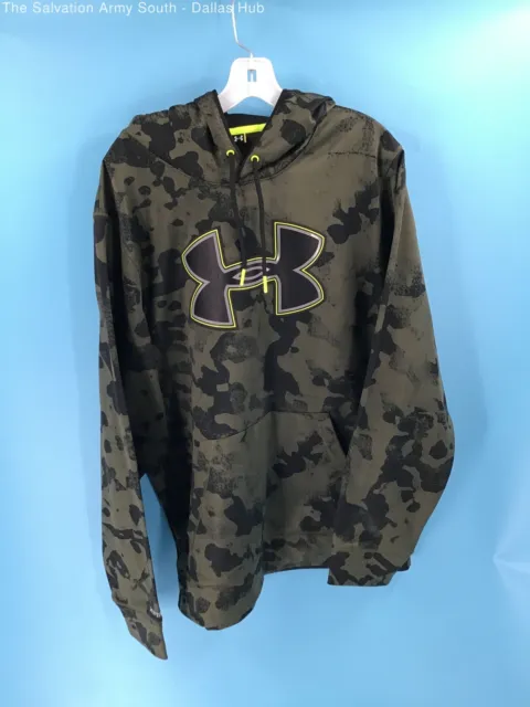 Under Armour Camouflage Hoodie,Mens,Loose Size:XL