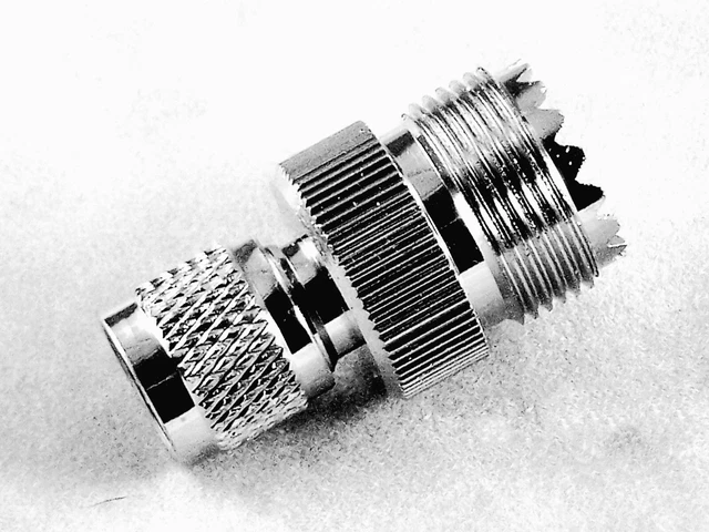 NEW Mini-UHF Male To UHF Female Adapter