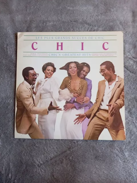 Chic Greatest Hits Best Of Compilation Vinyl Lp  Funk Nile Rogers Orig 1979 Ex