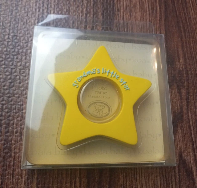 Koala Baby Grandma's Little Star Magnetic Photo Frame New