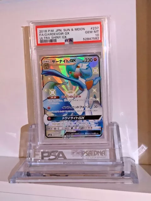 PSA 10 2018 Pokemon Japanese Sun & Moon Ultra Shiny GX 237 Full Art Gardevoir GX
