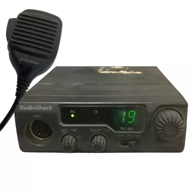 Radio Shack TRC-503 40 Channel Mobile CB Radio w/ Mic 21-1703