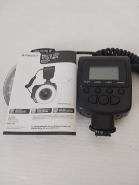 Polaroid Macro LED Ring Flash for DSLR Cameras