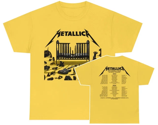 TSHIRT METALLICA 72 Seasons 2023 2024 World Tour EUR 20,70 PicClick FR