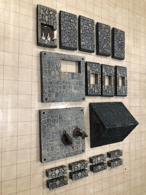 Dwarven Forge Fieldstone City Building Painted