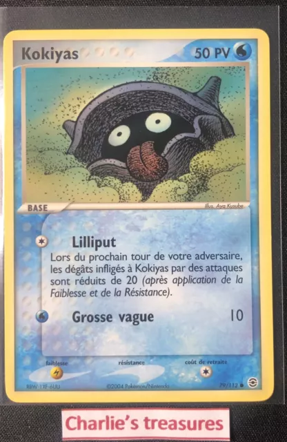 Pokemon - Kokiyas - 79/112 - Rouge Feu Vert Feuille - FR - NM+ / NEUF