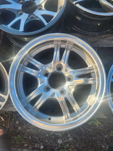 14" x 5.5" ALUMINUM TRAILER WHEEL 5-LUG ON 4.5 INCHES  -
