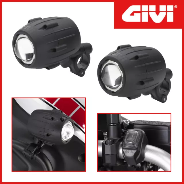 Faretti Supplementari [Givi] S310 Trekker Lights - Universali / Attacco Tubolare