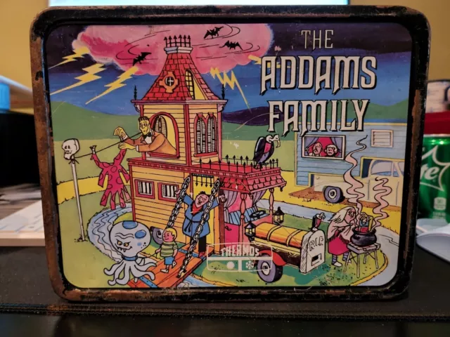 Addams Family Lunchbox with Thermos Flower Delivery Services for
