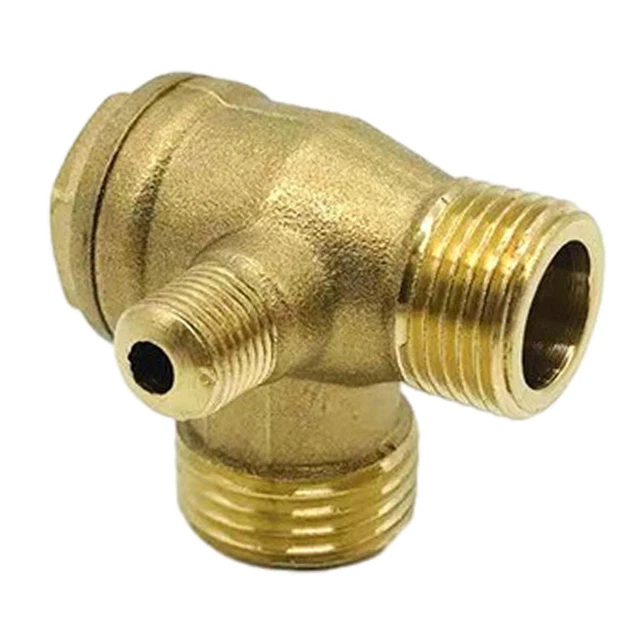 Clapet Anti-retour de Compresseur d'air, Robinet en Laiton 1/2 x 3/8