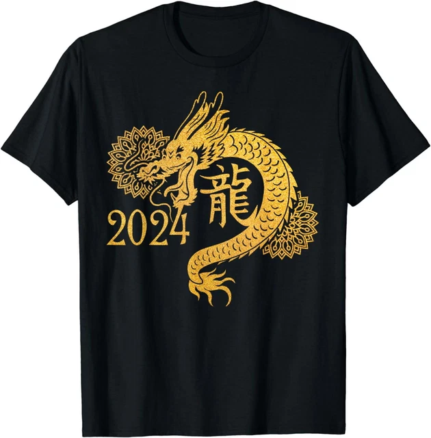YEAR OF THE Dragon 2024 Chinese New Year Zodiac Lunar TShirt 9.99