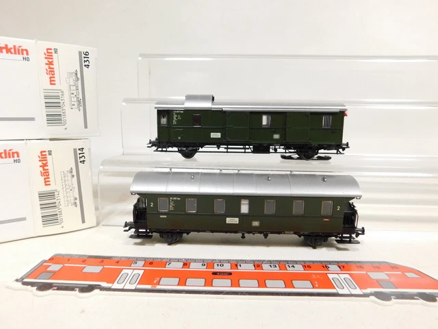 Wagon Märklin H0 AC 4625.2 – Transport De Containers VTG Maison DB – Occasion