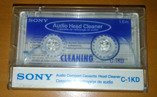 SONY CLEANING C-1KD | Cassette K7 Tape DE NETTOYAGE | CAEB