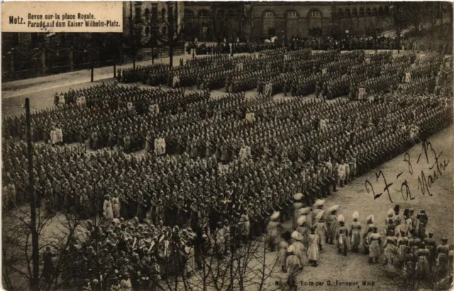CPA AK METZ Revue sur place Royale Parade on the Emperor Wilhelm-.. (651037)
