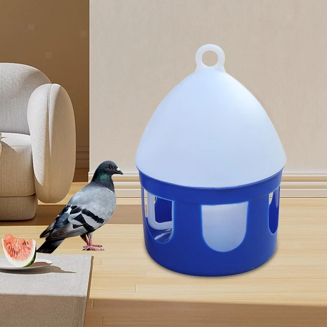 Distributeur D'eau Automatique Pour Pigeons Et Oiseaux - 2 Litres, Avec Poignée, à Suspendre - 12