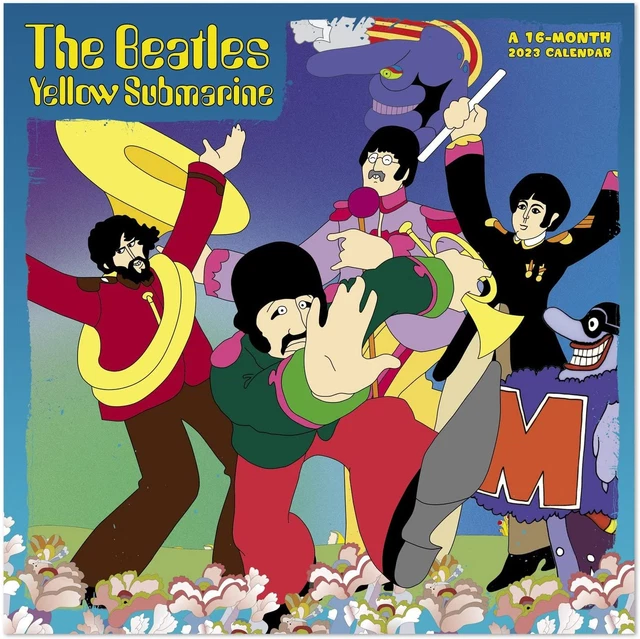 Mead 2023 new version the beatles yellow submarine monthly wall
