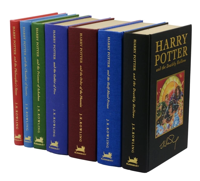 HARRY POTTER BY J.K. ROWLING ~ Complete First Deluxe Edition Set ~ 1st ...