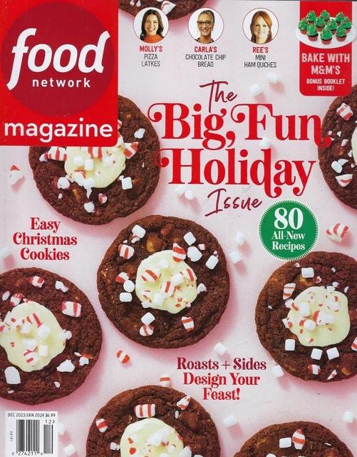 FOOD NETWORK magazine December 2023January 2025 big fun holiday issue