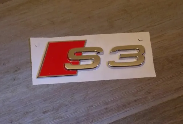 Original Audi S3 8l Emblem Schriftzug Heckklappe Heck Aufkleber 8L0853735 2ZZ