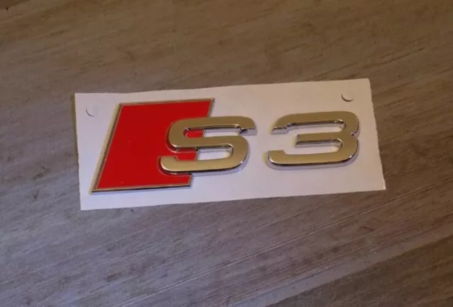 Original Audi S3 Emblem Schriftzug Heckklappe 8L0853735 2ZZ  Neu