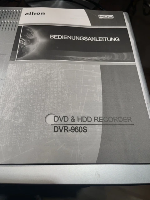 REGISTRATORE DVD HDD DVR 960 S Ellion VHS trasferimento su DVD ottime ...