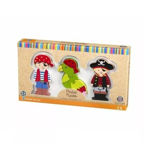 Pirate Puzzle by Orange Tree Toys Children's Wooden Toy **CLEARANCE SALE**