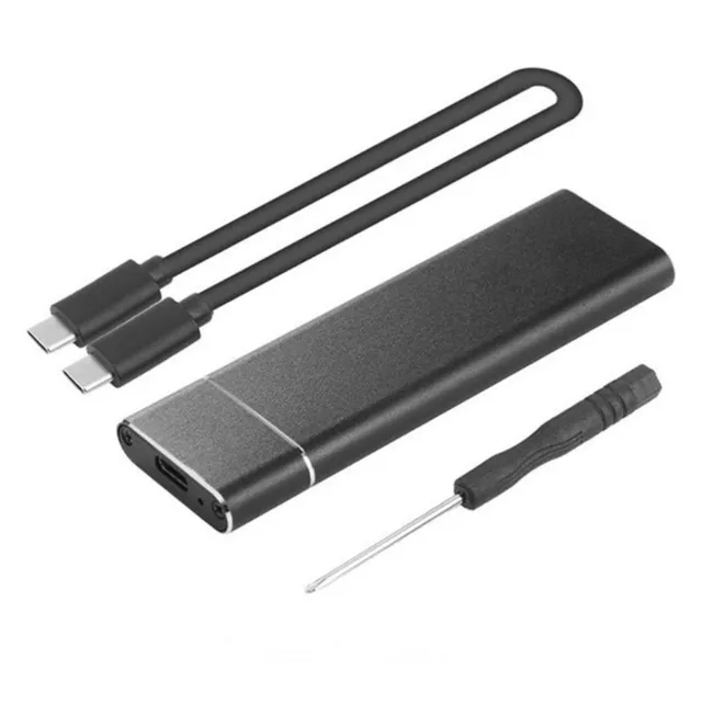 M2 SSD Hard Case NVME PCIe Enclosure M.2 to USB Type C 3.1 GEN2 M Key Adapter AU