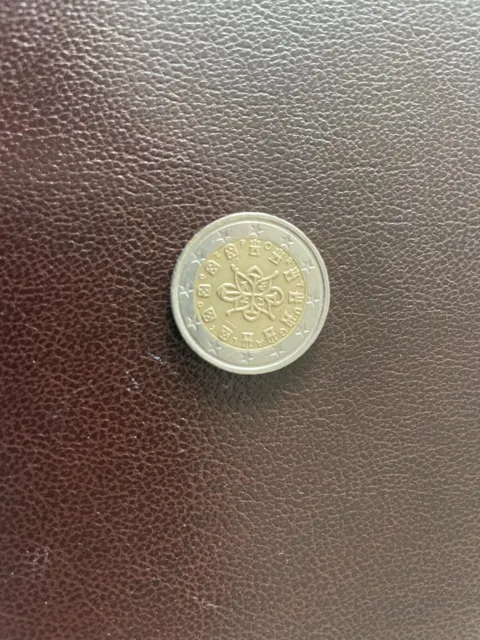 2 Euro Münze | Portugal 2002 | Totale Fehlprägung | Rarität