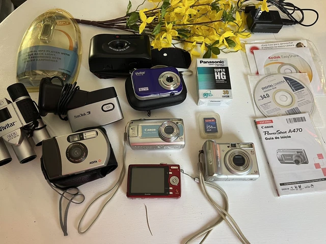Lot of Compact Cameras and Photography Accessories