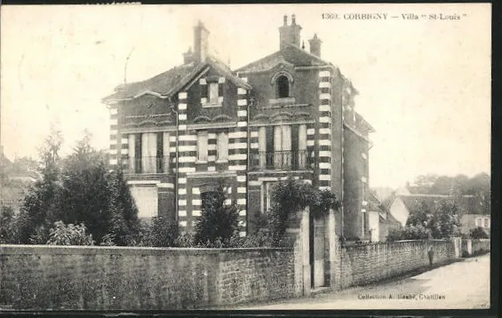 CPA Corbigny, Villa Saint Louis 1920